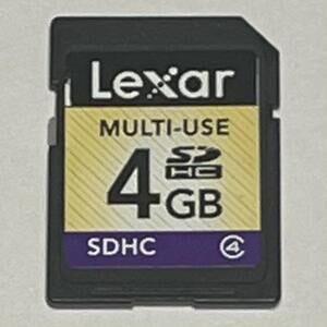 Lexar 4GB Multi-Use Secure Digital SDHC Memory Card